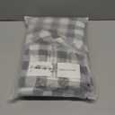 SoulFeel Set of 6 Buffalo Check Chair Covers, Removable and Washable Stretch Spandex Parsons Chair Seat Protector Slipcovers for Dining Room, Restaurant, Hotel, Banquet, Ceremony (Black/White Plaid)