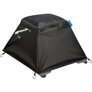 5th Wheel Hitch Cover, Compatible with 15K-26K Companion Fifth Wheel Hitch. Double-layer Heavy Duty Fabric with Zipper Design for Easy Use, 30"W x 30"D, Waterproof & Dustproof.(Cover Only)