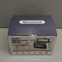 Battery Powered Heated Lunch Box - 20000mAh Cordless Electric Lunch Box for Adults, 1.2L Stainless Steel Self-Heating Food Warmer with Removable Battery, Portable for Work, Office, & Travel (Black&Green)