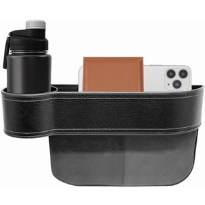 Car Seat Gap Filler Organizer 2 Pack - Tray For Front Seat Console Car Organizer and Storage