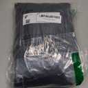 Chyhomenyc Black Curtains 54 Inch Length 2 Panels, Faux Linen Textured Semi Sheer Light Filtering Soft Airy Rod Pocket Window Treatment Drapes for Living Room Bedroom, Each 30" Wx54 L