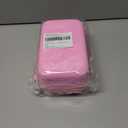 Kids Instant Print Camera Case for ESOXOFFORE Digital Video Cameras with 3 Rolls Paper Refill, Toddler Film Camera Storage Holder Bag with Mesh Pocket for Thermal Paper Accessories (Box Only) - Pink