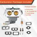 labwork 791230 Carburetor Carb with Gasket Kit Replacement for V-Twin 4 Cycle 20HP 21HP 23HP 24HP 25HP Vertical Engines Replacement for 799230 699709 499804 MIA10632