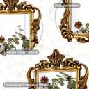 Large Antique Gold Mirror, 43.7'' x 32.2'' Ornate Lightweight PU Frame, HD Decor Mirrors, Baroque Mirror for Living Room Dining Room Entryway to Enhance Space Aesthetics