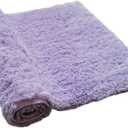 CozeCube Purple Bath mats 24" x 16", Non Slip Shaggy Bathroom Rug, Ultra Soft Machine Washable Plush Pile Rugs, Fluffy Microfiber for Bedroom