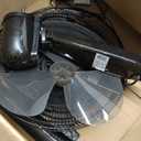 Amazon Basics 16" Pedestal Fan with Remote for Bedroom, Living Room, Office, Adjustable Height, Dual-Layered Blades, 3 Speeds, 3 Modes, Timer, Tilt Head, 60W, Black