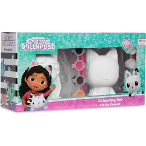 Gabby's Dollhouse Paint Your Own Plaster Figures Set of 2 for Girls DIY Crafts Art Set Activity - Gifts for Girls