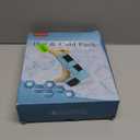 Comfytemp Ankle Foot Ice Pack Wrap, Reusable Leg Ice Boot for Injury, Achilles Tendonitis, Shin Splint, Plantar Fasciitis, Hot & Cold Compression, Sprained Ankles Brace, Post Surgery