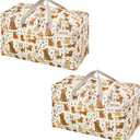 VENO 2 Pack Extra Large Heavy Duty Moving Bags with Wide Opening & Reinforced Handles, Reusable Storage Tote Bags with Strong Zippers for Clothes, College Dorm Essentials & Moving Supplies