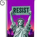 VOTANTA (12"x18") Resist Garden Flag Anti Felon Anti Racism Resist Fascism Women's Rights Feminist Funny Political Gifts Outdoor Sign Yard House Patio Decorations Welcome Garden Flag Double Sided