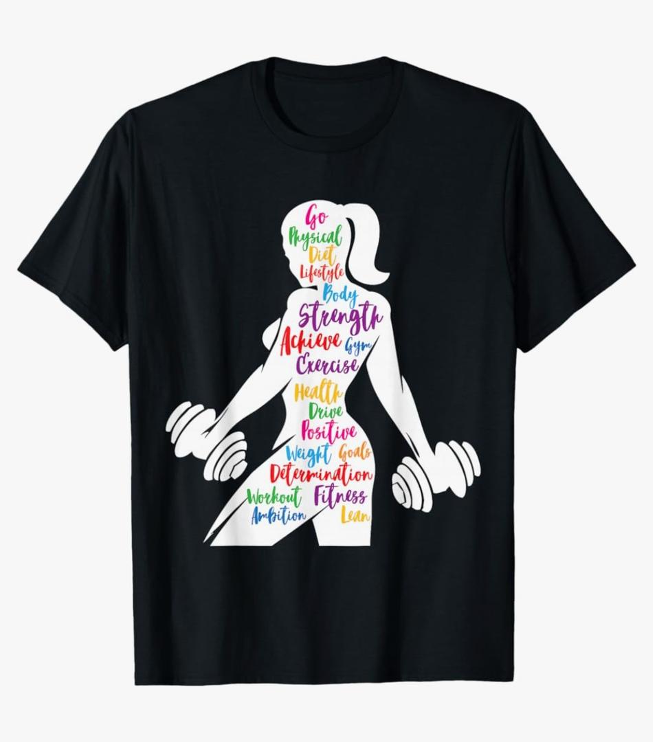 Women Gym Motivation Workout Motivational Fitness Lover Gift T-Shirt Small
