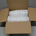 Set of 10 Small Lamp Shade Chandelier Lamp Shades, 4 x 5 x 5 Inch Linen Barrel Fabric Lampshade for Table Chandelier(White)