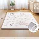 ROBUD Baby Play Mat, Baby Floor Play Mat, 5050in Kids Play Mat with Non-Slip PadFoldable and Machine Washable Foam Play Mat for Baby Aged 0+, WF010