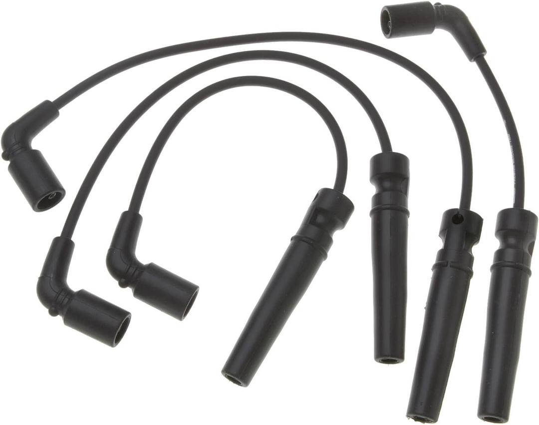 ACDelco 974A Professional Spark Plug Wire Set, Black