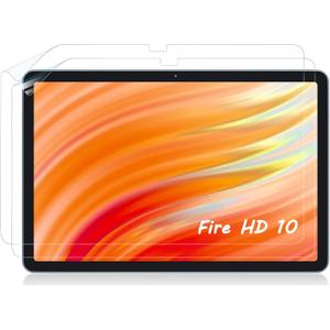 PYS [2 Pack Screen Protector for Amazon Fire HD 10/ Fire HD 10 Plus/ 10 Kids/ 10 Kids Pro 10.1 Inch Tablet (11th/13th Generation, 2021/2023 Release), [Anti Blue Light] [Anti-Glare] [Bubble Free]