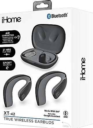 iHome XT-42 True Wireless Earbuds - Black iHome XT-42 True Wireless Earbuds - Black