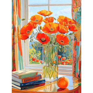Orange Flower Jigsaw Puzzle