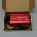 400W Power Inverter 12V DC to 110V AC, Car Charger Plug in Adapter Outlet with PD 65W USB-C&QC 18W Port, Portable Power Converters for Laptop Vehicles Camping Road Trip Essentials Adults (RED)