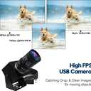 SVPRO 1080P USB Webcam with Telephoto 5-50mm Lens, Full HD Computer Camera 100fps/60fps/30fps for Windows/Mac/Linux/Android