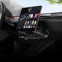 YONZEE Under Screen Storage for Tesla Model Y 2025-2026 and Model 3 2024-2026 (Juniper and Highland), Magnetic Hidden Center Console Organizer Tray, Easy Installation