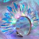 Zoestar Light Up Headband LED Headbands Glow Party Crown Hair Accessories for Women