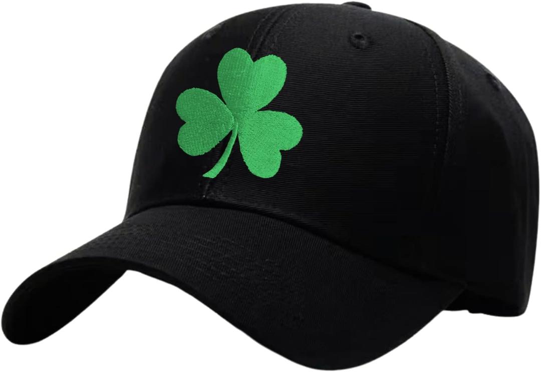 St Patricks Day Trucker Hat Irish Clover Baseball Cap Green Day Lucky Shamrock Hats St Patrick Decor Accessories