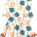 UNICOMIDEA 0-3 Months Baby Floral Romper Infant Playsuits Headband Jumpsuit Toddlers Outfits, 70