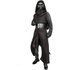 XCOSTUME Mens Deluxe Kylo Ren Costume Full Suit New Version V3 with Belt & Gloves 2024 (XX-Large)