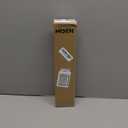 Bundle of Moen Eva Brushed Nickel 18" Wall-Mounted Single-Towel Bar, YB2818BN, Robe Hook, YB2803BN, Single Post Toilet Paper Holder, YB2808BN, 26" Wide Towel Shelf, YB2894BN, and Tank Lever, YB2801BN