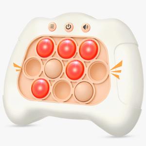 Handheld Game Sensory Fidget Toys for Kids Age 6-12, Birthday Gifts for 3 4 5 6 7 8 9 Year Old Boys & Girls & Teens-White