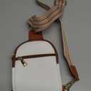 Eslcorri Small Crossbody Sling Bag for Women Trendy - Fanny Packs Leather Chest Belt Bum Bag Anti Theft Purse for Travel