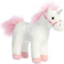 Aurora Exquisite Breyer Whinny Bits Unicorn Stuffed Animal - Realistic Detailing - Imaginative Play - White 7 Inches