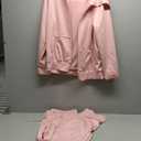 Womens Sweatsuits Set 2 Piece Jogging Suits Zip Hoodie Sweatpants Tracksuit Training Outfits (X-Large, Pink)
