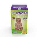 Mighty Clean Baby Disposable Diaper Bags with Light Powder Scent, 300 count