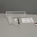 Under Desk Cable Management Tray, Cable Management Under Desk No Drill, Wire Management Tray with Clamp, Cord Organizer for Home Office, White (15.3'' (1 Pack))