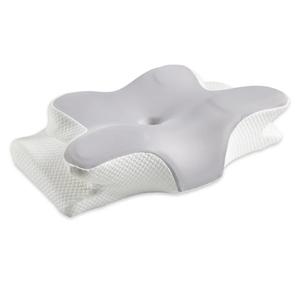 Cervical Neck Pillow – Ergonomic Neck Pain Relief Pillow, Contour Memory Foam Orthopedic Support, Ideal for Side Back Stomach Sleepers with Cooling Breathable Pillowcase