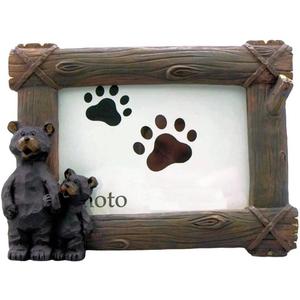 Black Bear and Cub Tabletop Picture Frame, 5''x3.5''