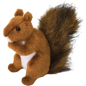 Douglas Roadie Red Squirrel Plush Stuffed Animal 6"