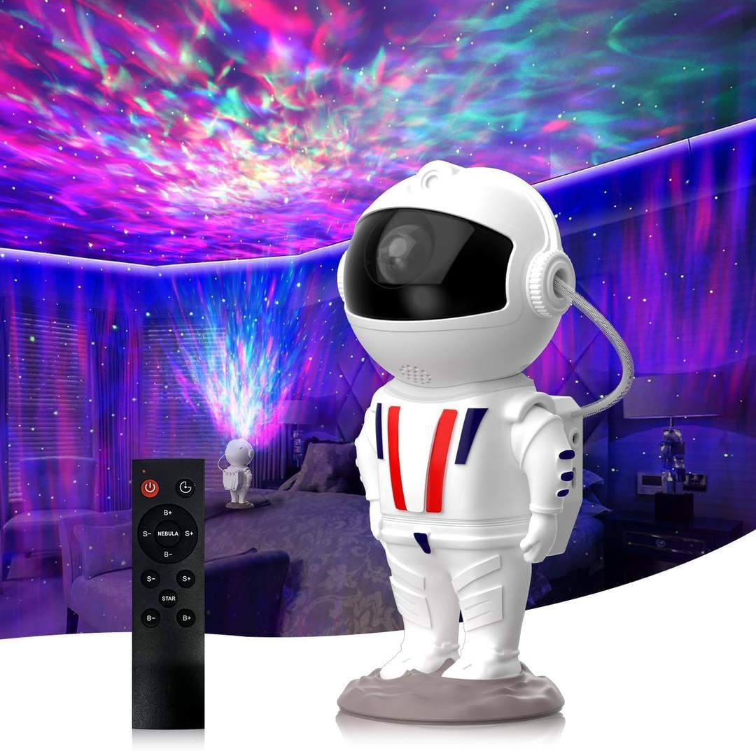 Astronaut Galaxy ProjectorNight Light for KidsStar Projector with Timer and Remote Control, Starry Nebula Ceiling LED Lights for Bedroom, Gifts for Girls and Teens