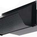 10 Inch Wall Vent Cap for Microwave Kitchen Range Hood Exhaust for 3-1/4"x10" Rectangular Duct Exhaust Vent Cap with Damper and Screen for Range Hood Kitchen Dryer Bath, Black