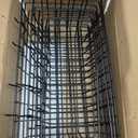 Pegboard Baskets 4 Pack, Bins Set, Accessories, Garage Storage Wall Organizer Attachments, Square Style Black