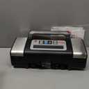 Nesco Deluxe Food VS12 Vacuum Sealer, 130 Watts, Kit Bags & Viewing Lid, Compact, Silver