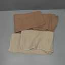 Yoofoss Hooded Baby Towels for Newborn 2 Pack 100% Muslin Cotton Baby Bath Towel with Hood for Babies, Infant, Toddler and Kids, Large 32x32Inch, Soft and Absorbent Newborn Essential (Beige & Coffee)