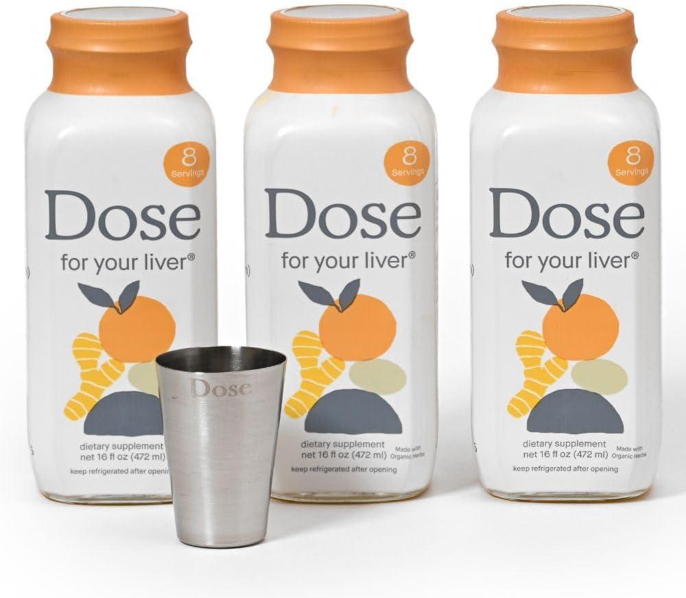 for Your Liver Cleanse Detox & Repair, Organic Milk Thistle Supplement with Turmeric, Dandelion, Ginger, and Orange, Promotes Optimal Liver Function,16oz Bottle, 3 Pack (3 Weeks Supply) (16 Fl Oz (Pack of 3))