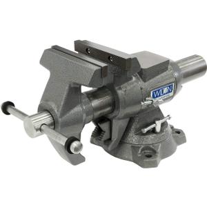 Wilton Multi-Purpose Bench Vise, 5-1/2" Jaw Width, 5" Max Jaw Opening, 2-3/4" Throat (Model 550P)
