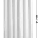 ALYVIA SPRING Extra Long Fabric Shower Curtain Liner Waterproof - 72" x 84", Soft & Lightweight XL Shower Curtain with Magnets, Machine Washable - 72x84, White
