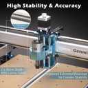 Genmitsu CNC Router Machine 4040-PRO for Metal Acrylic Cutting Milling, GRBL Control, Lead Screw Driven, 3 Axis Engraving, Working Area 15.7 x 15.7 x 3.1