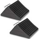 Wheel Chocks for Cars, RVs, Trucks, Trailers, and Vehicles G.V.W. up to 6T, 2 Pack - Anti Slip Bottom Tire Chock for All Weather Use - RV, Travel Trailer, Pop Up Camper Accessory