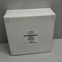 U-QE 60PCS White Plastic Plates - Fancy Beaded Plates Disposable Heavy Duty - Premium Hard Plastic Plate for Thanksgiving, Wedding & Party Including 30 Dinner10 & 30 Dessert Plate 7"