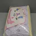 4 Pack White Spandex Tablecloths for 6 Foot Rectangle Tables, Wrinkle Free Stretchy Table Cloths 6ft Fitted Table Cover DeskSkirt for Weddings Birthday Party Banquet Baby Shower